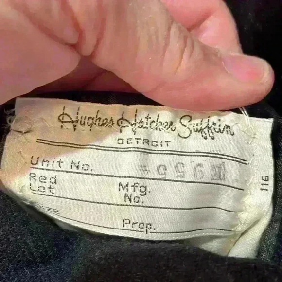 Hughes Hatcher VTG Wool Single Breasted Mens Overcoat , Custom see measurements - Picture 12 of 12